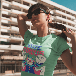 Nome do produto Baby Look Estonada State Circus ANC021-BE
