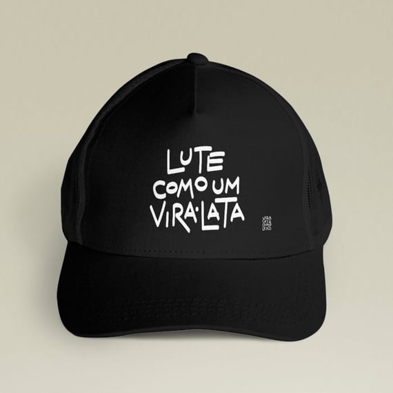 BONÉ TRUCKER | Lute como um viralata (cores escuras) 
