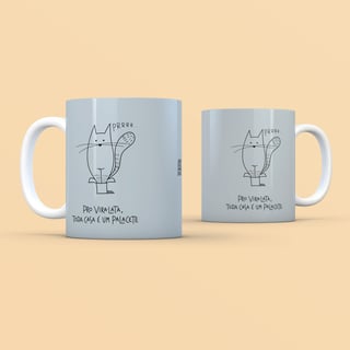 Nome do produto CANECA | Toda casa é um palacete