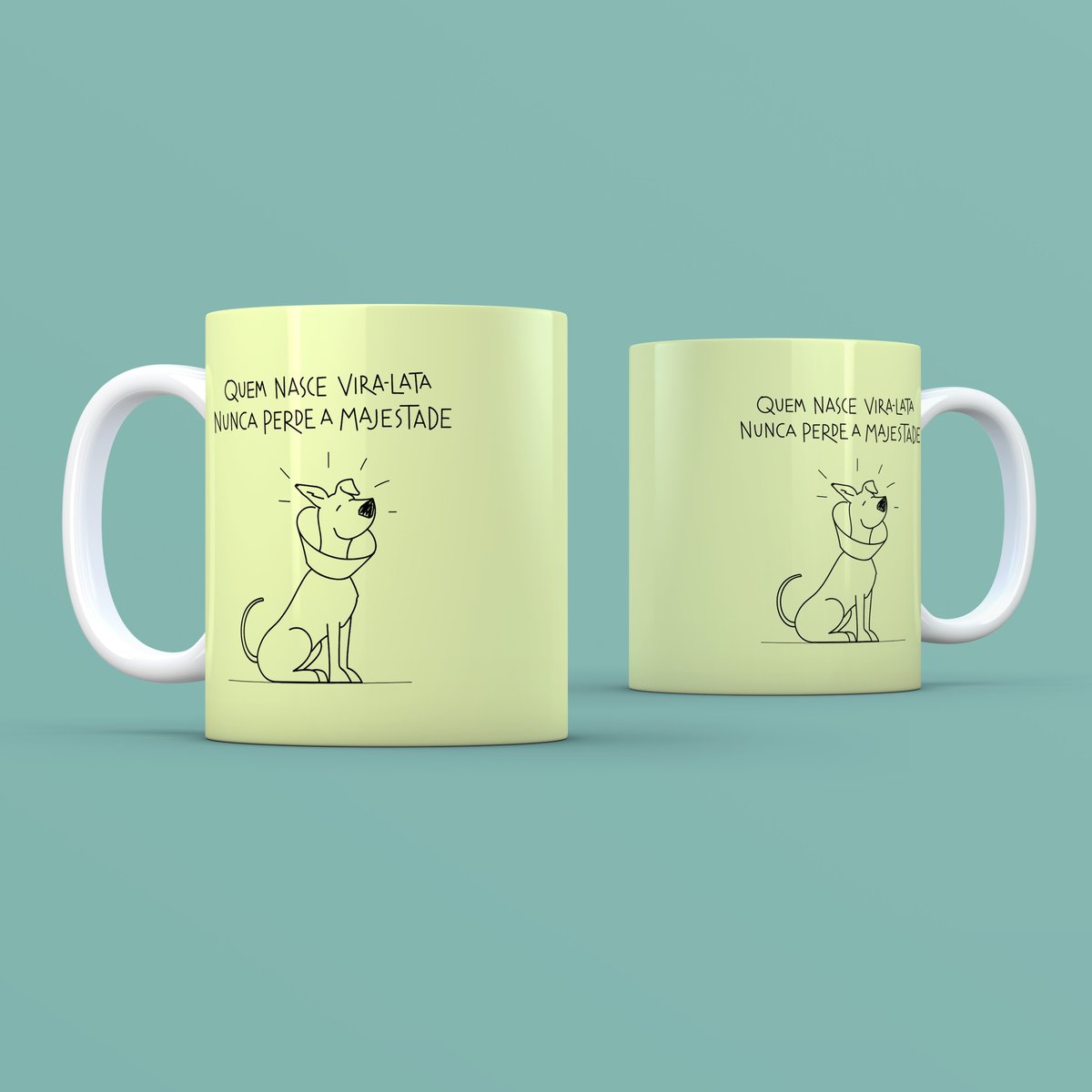 Nome do produto: CANECA | Majestade vira-lata