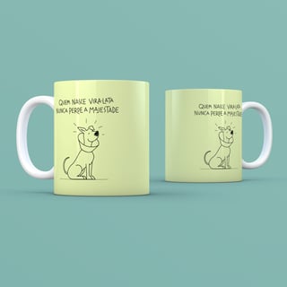 Nome do produto CANECA | Majestade vira-lata