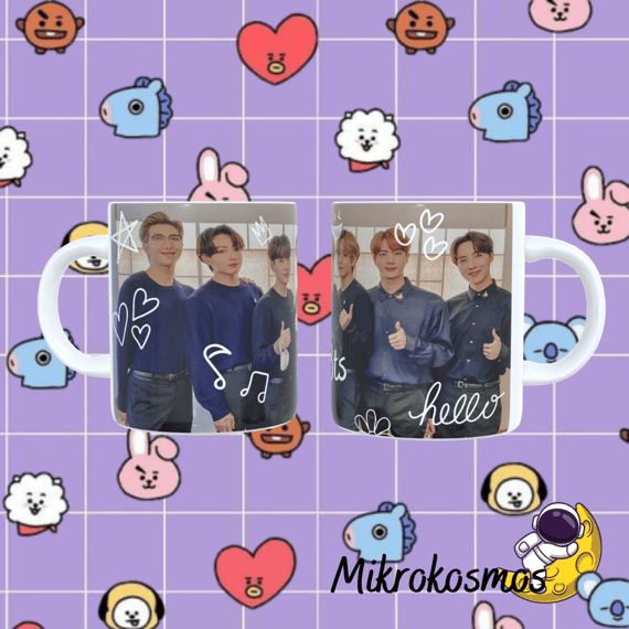 Black BTS Mug