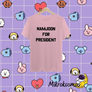 Nome do produto Namjoon Presidente T-shirt