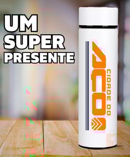 Nome do produto GARRAFA TÉRMICA CIDADE DO AÇO RIO DE JANEIRO