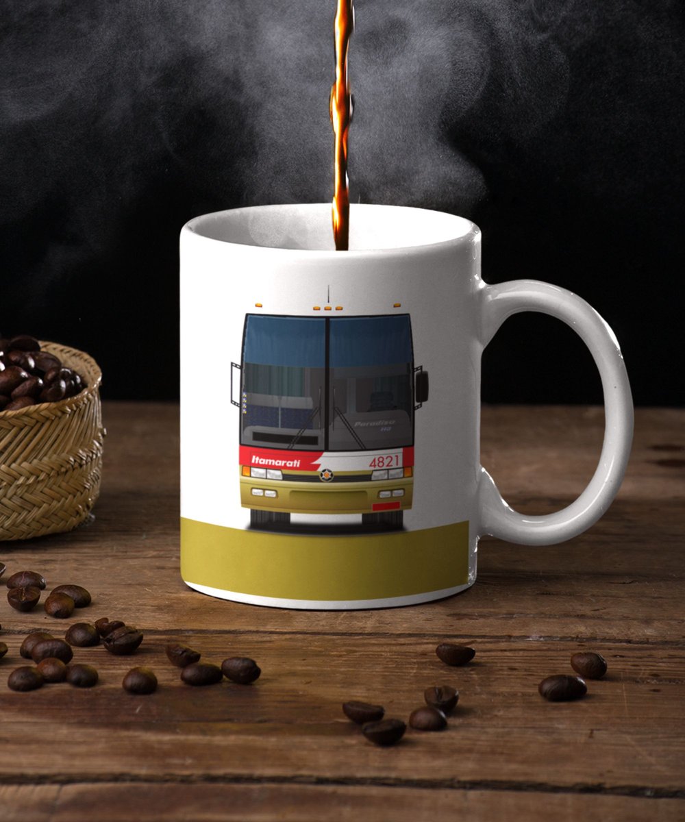 Nome do produto: CANECA EXPRESSO ITAMARATI MARCOPOLO PARADISO GV 1150