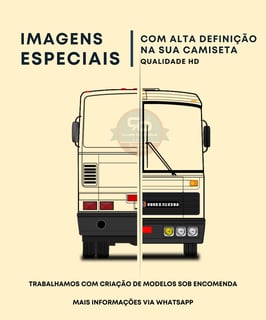 Nome do produto CAMISETA ÔNIBUS NIELSON DIPLOMATA SÉRIE TRAÇOS