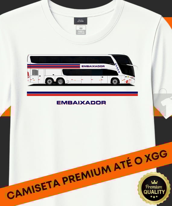 CAMISETA ESPECIAL EXPRESSO EMBAIXADOR MARCOPOLO G7 
