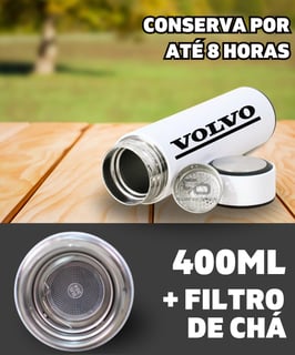 Nome do produto GARRAFA TÉRMICA LOGOTIPO VOLVO