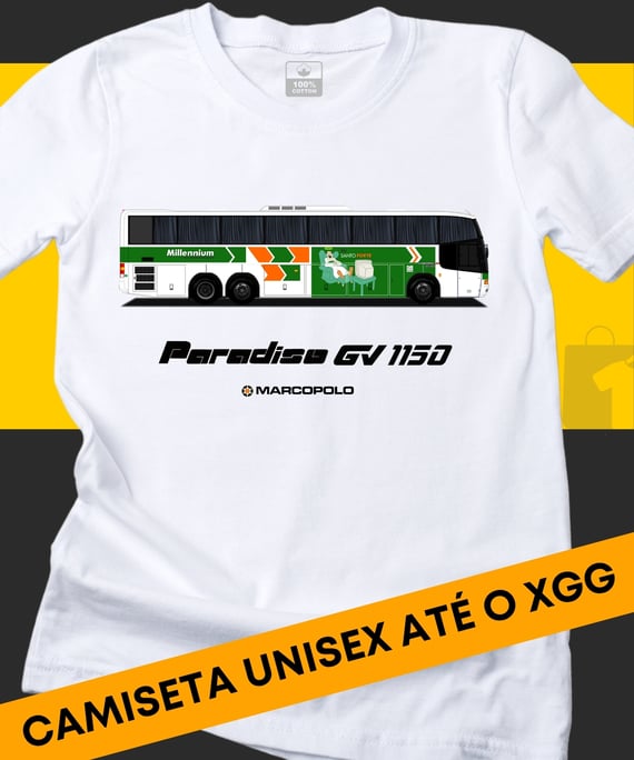 CAMISETA ÔNIBUS VIAÇÃO SÃO GERALDO TV SANTO FORTE 