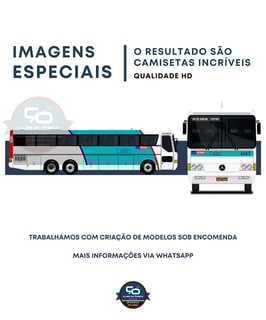 Nome do produto CAMISETA ÔNIBUS PENHA MONOBLOCO O-371 TRANSFORMADO