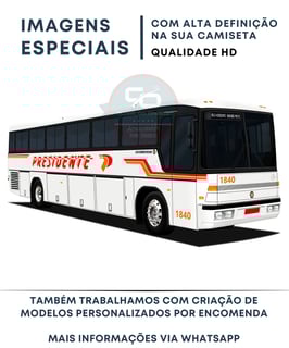 Nome do produto CAMISETA ÔNIBUS VIAÇÃO PRESIDENTE MARCOPOLO G4