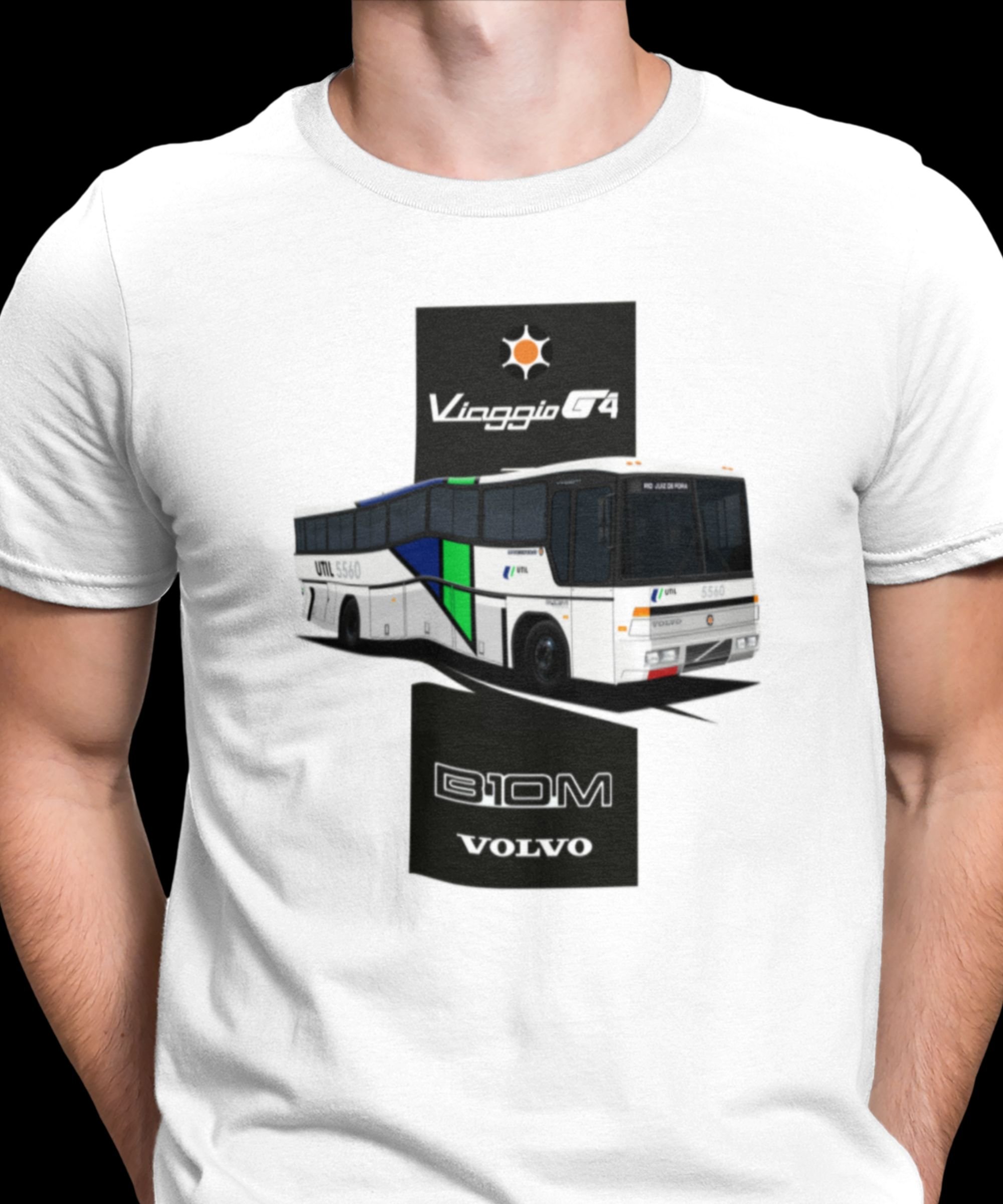 CAMISETA ÔNIBUS UTIL MARCOPOLO VIAGGIO G4 B10M 