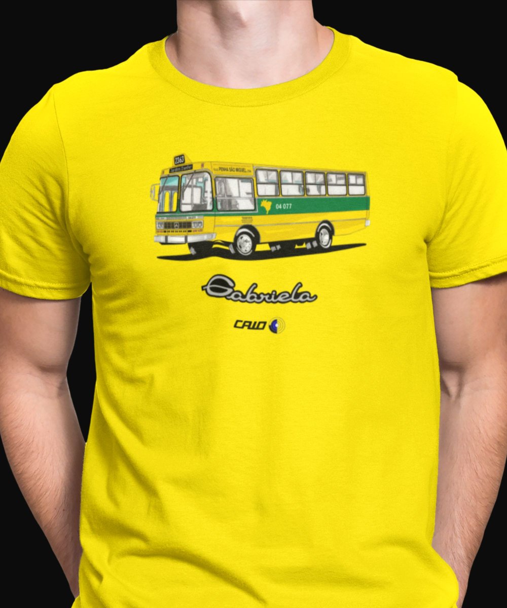 Nome do produto: CAMISETA ÔNIBUS PENHA SÃO MIGUEL CAIO GABRIELA