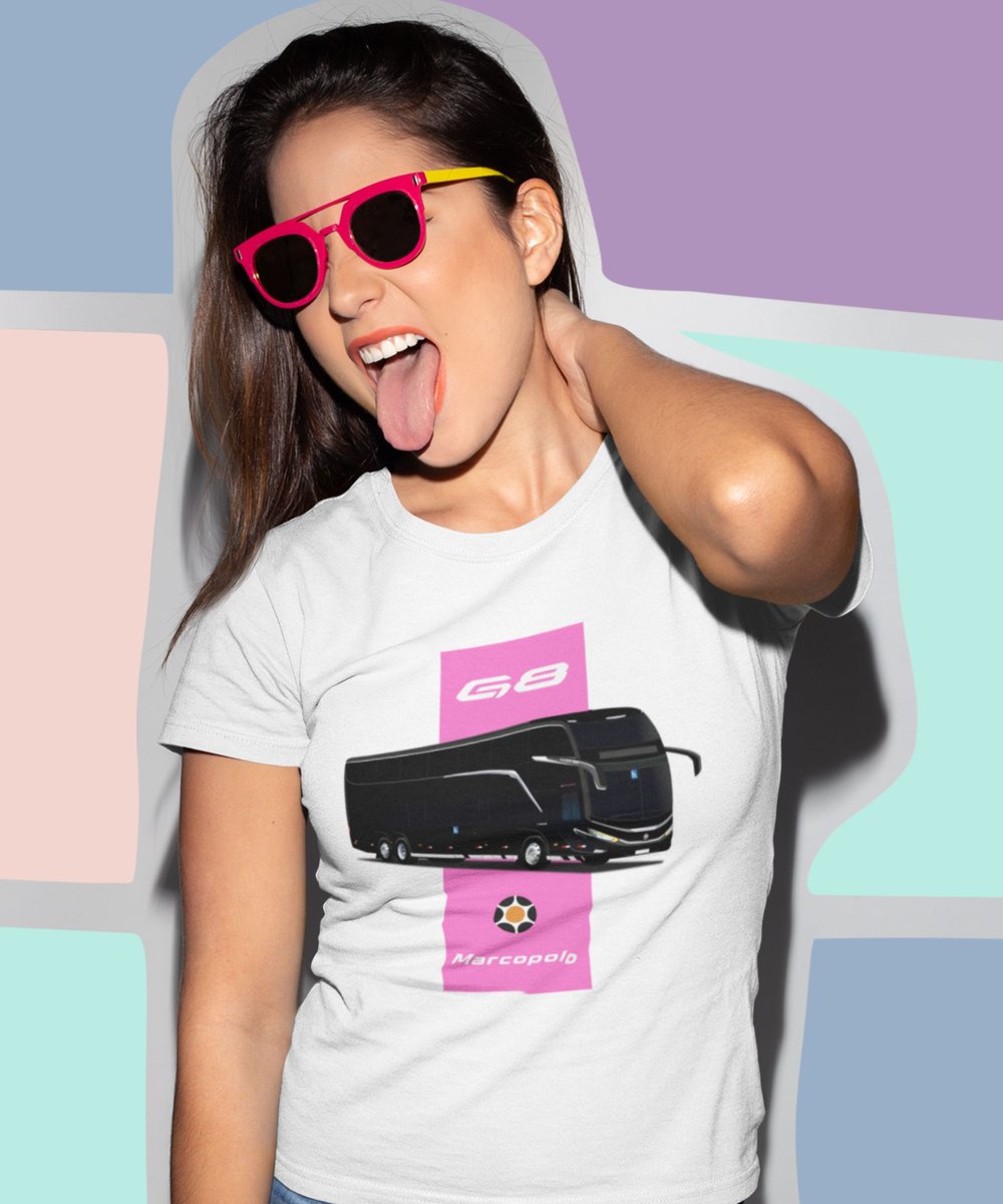 Nome do produto: CAMISETA FEMININA MARCOPOLO G8