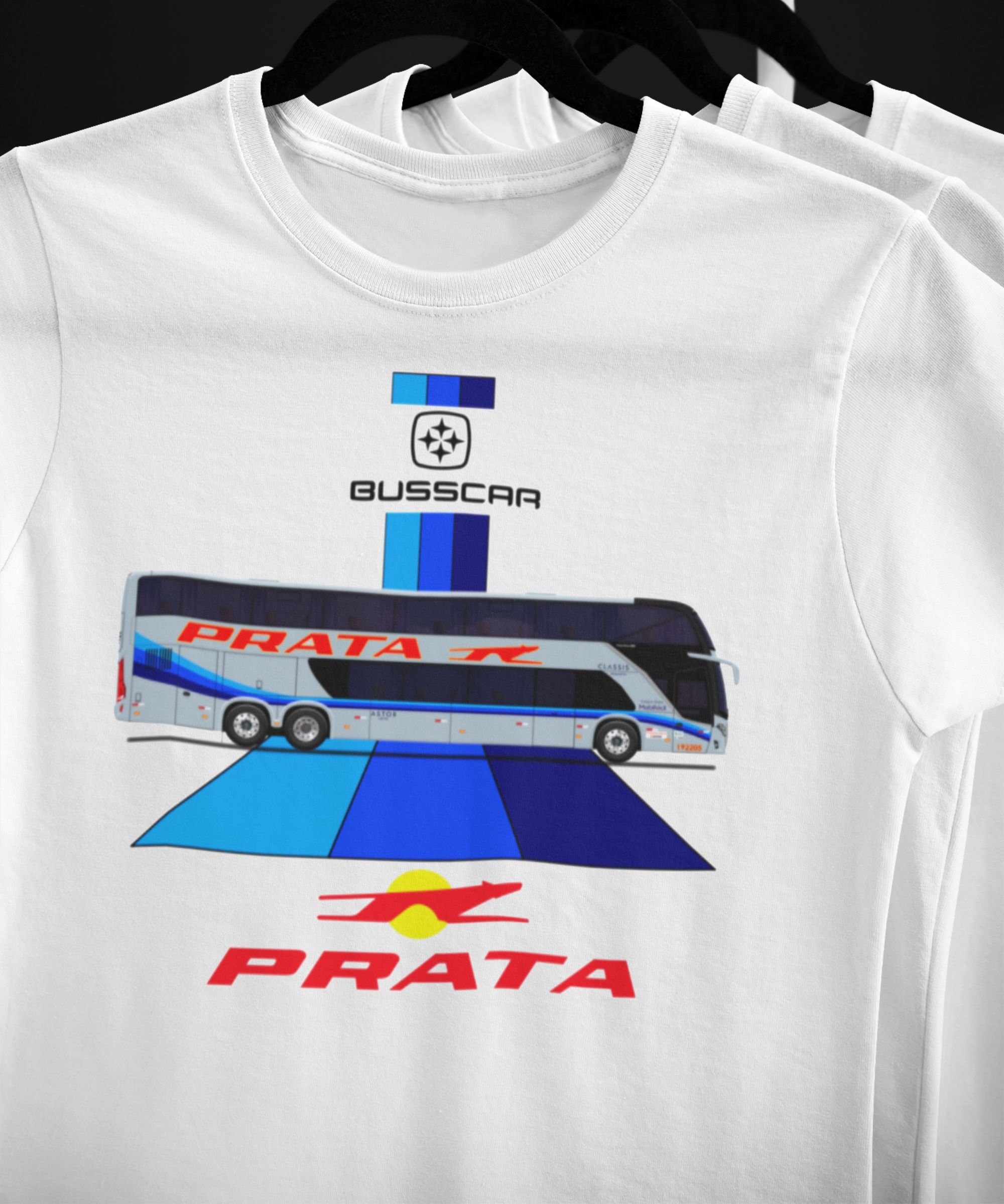 CAMISETA ONIBUS EXPRESSO DE PRATA BUSSCAR 