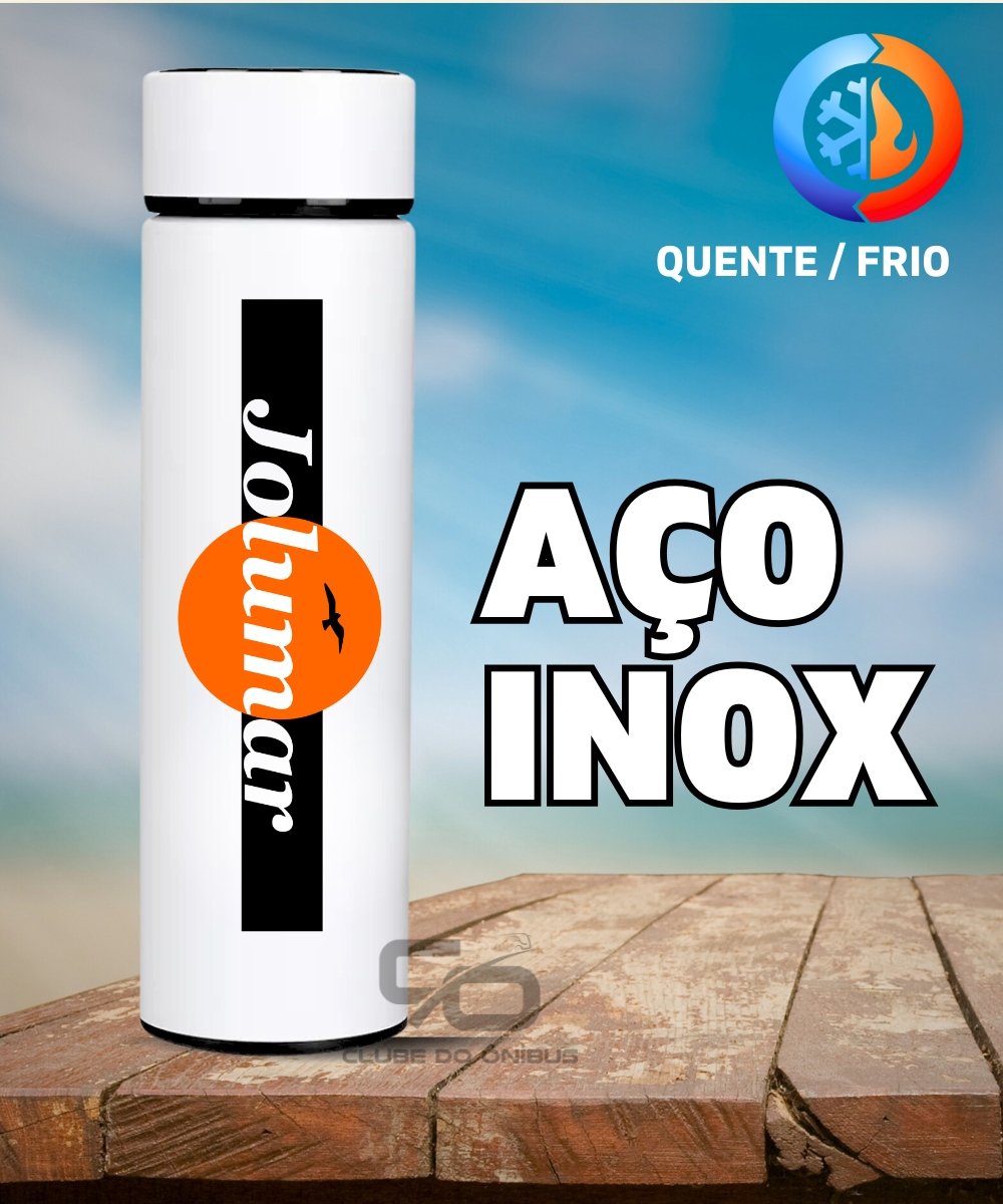 Nome do produto: GARRAFA TÉRMICA JOLUMAR LOGO