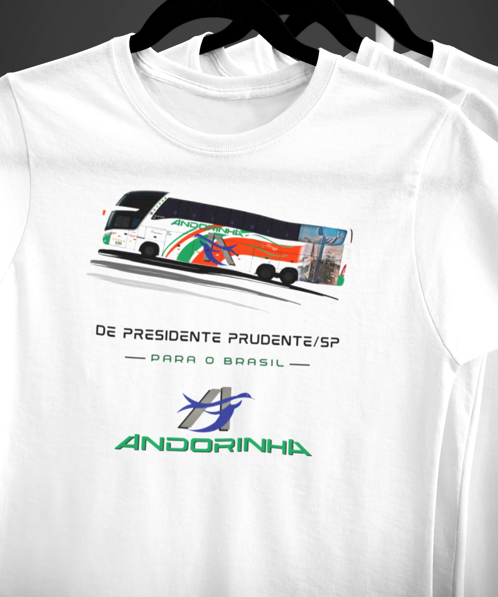 CAMISETA MASCULINA ANDORINHA DE PRESIDENTE PRUDENTE PARA O BRASIL 