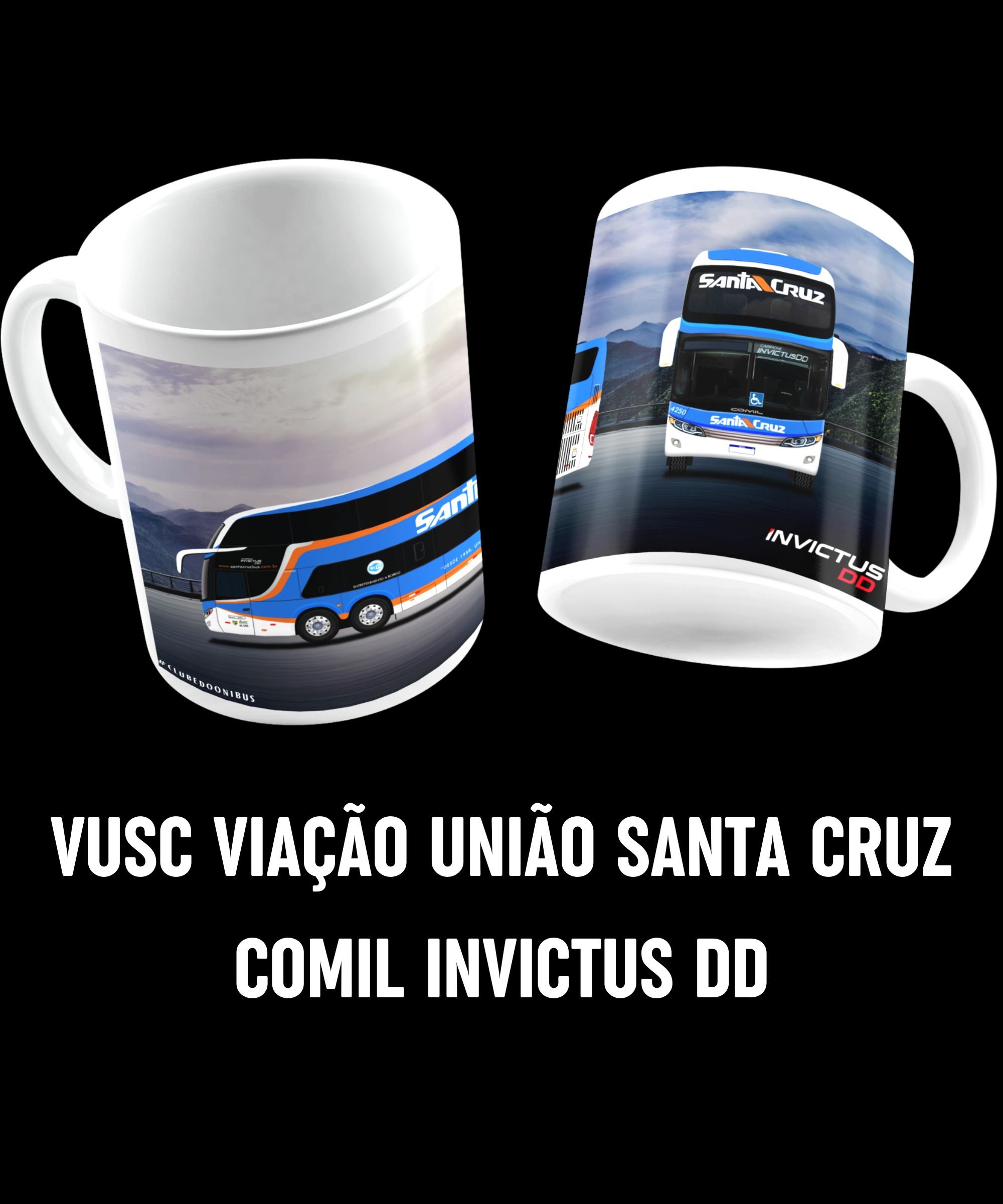 PRESENTE CANECA ÔNIBUS VIAÇÃO SANTA CRUZ VUSC