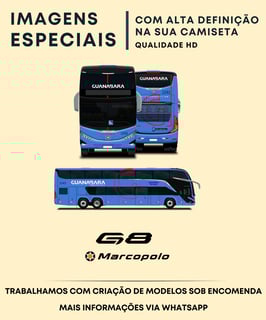 Nome do produto CAMISETA EXPRESSO GUANABARA MARCOPOLO G8