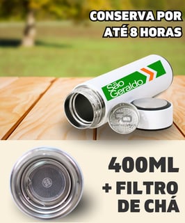 Nome do produto GARRAFA TÉRMICA VIAÇÃO SÃO GERALDO LOGOTIPO