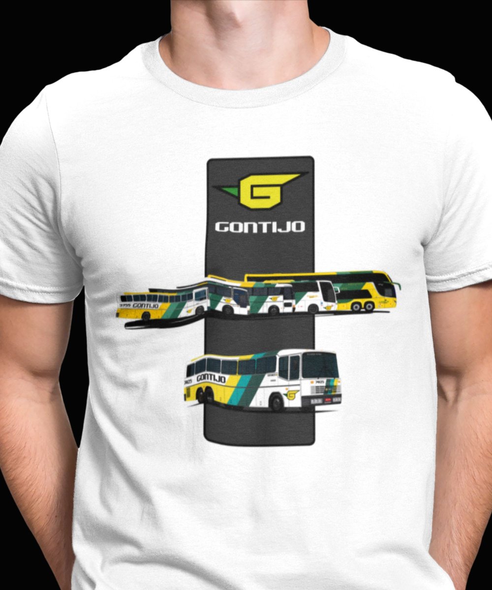 Nome do produto: CAMISETA EVOLUÇÃO ÔNIBUS GONTIJO 