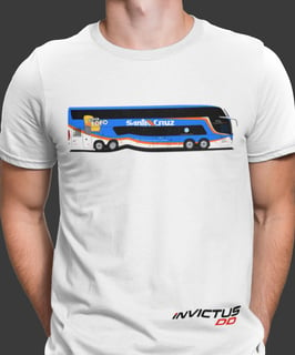 CAMISETA ÔNIBUS VIAÇÃO SANTA CRUS VUSC COMIL INVICTUS DD