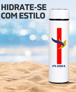Nome do produto GARRAFA TÉRMICA PLUMA INTERNACIONAL LOGOTIPO 