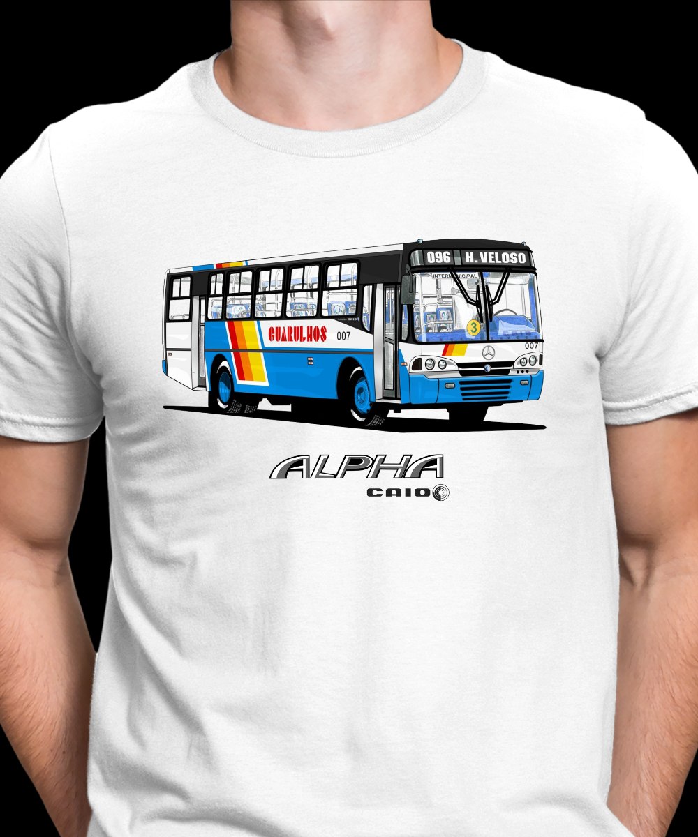 Camiseta Ônibus Municipal de Guarulhos - Caio Alpha Anos 90