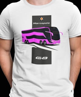 CAMISETA MARCOPOLO G8 ROSA 