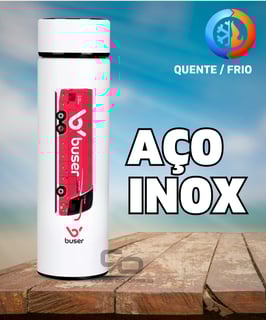 Nome do produto GARRAFA TÉRMICA ÔNIBUS BUSER