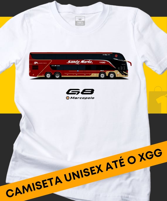 CAMISETA SANTA MARIA MARCOPOLO G8