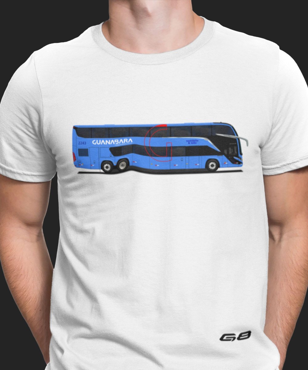 Nome do produto: CAMISETA EXPRESSO GUANABARA MARCOPOLO G8