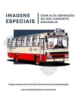 Nome do produto CAMISETA ÔNIBUS AUTO VIAÇÃO BANGU (RJ) CAIO AMÉLIA