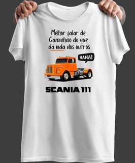 CAMISETA CAMINHONEIRO SCANIA JACARÉ 111S