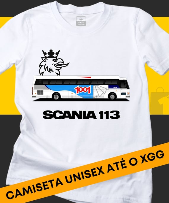 CAMISETA AUTO VIAÇÃO 1001 CMA FLECHA AZUL 9618