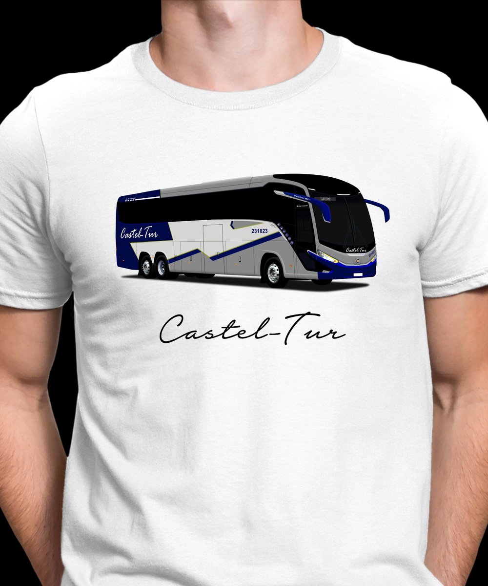 Nome do produto: CAMISETA CASTEL TUR MARCOPOLO G8