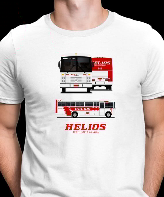 CAMISETA ÔNIBUS HELIOS COLETIVOS E CARGAS NIELSON DIPLOMATA