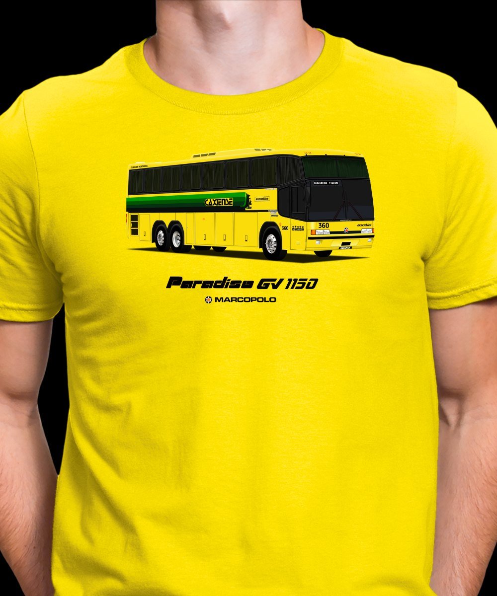 CAMISETA ÔNIBUS EXPRESSO CAXIENSE MARCOPOLO GV