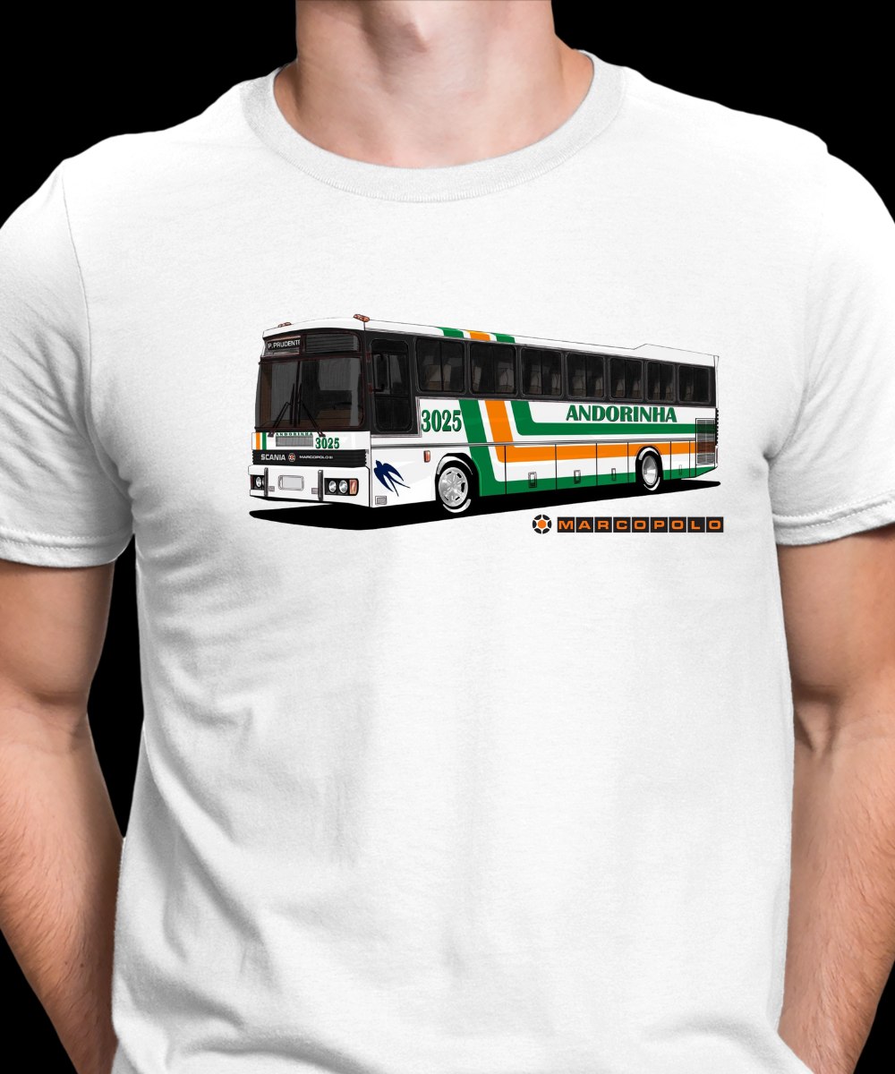 CAMISETA ÔNIBUS ANDORINHA MARCOPOLO III 