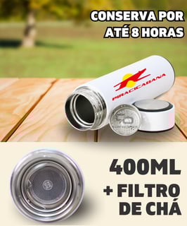Nome do produto GARRAFA TÉRMICA PIRACICABANA AÇO INOX