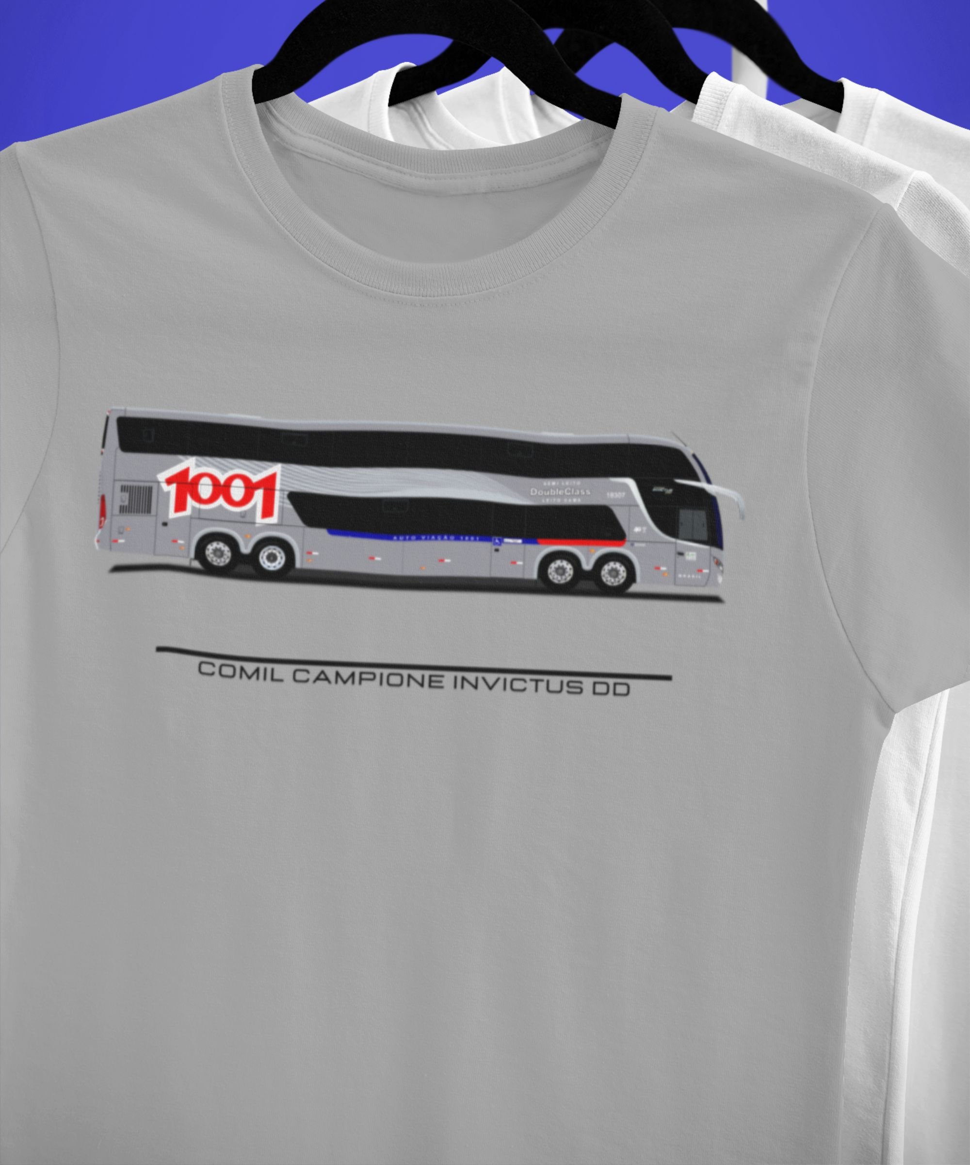 CAMISETA ÔNIBUS VIAÇÃO 1001 COMIL CAMPIONE DD