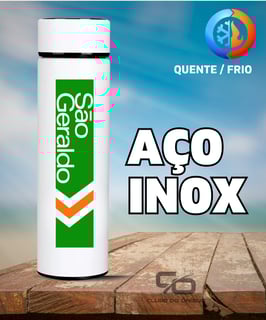 Nome do produto GARRAFA TÉRMICA VIAÇÃO SÃO GERALDO LOGOTIPO