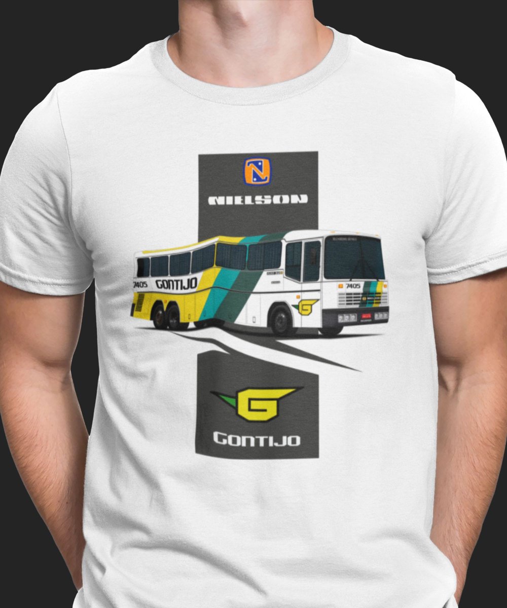 Nome do produto: CAMISETA ÔNIBUS GONTIJO RETRÔ NIELSON DIPLOMATA 