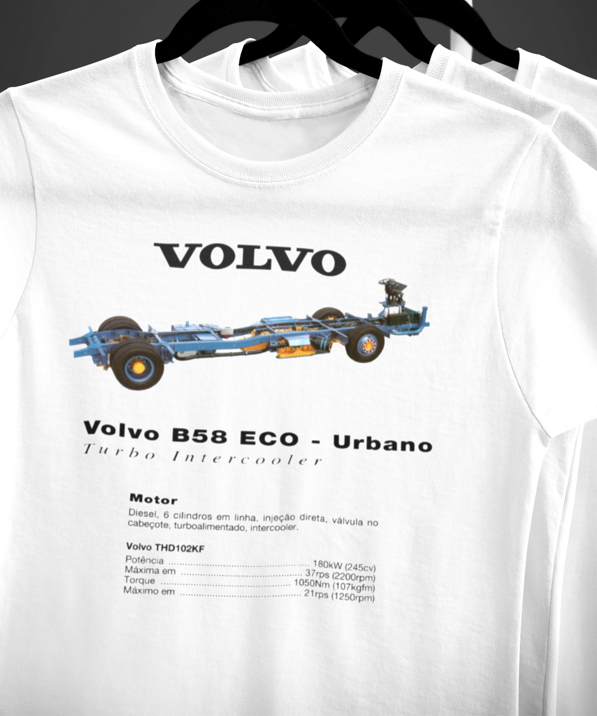 CAMISETA MASCULINA VOLVO B58 ECO URBANO