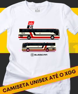 CAMISETA ÔNIBUS REAL EXPRESSO RETRÔ BUSSCAR