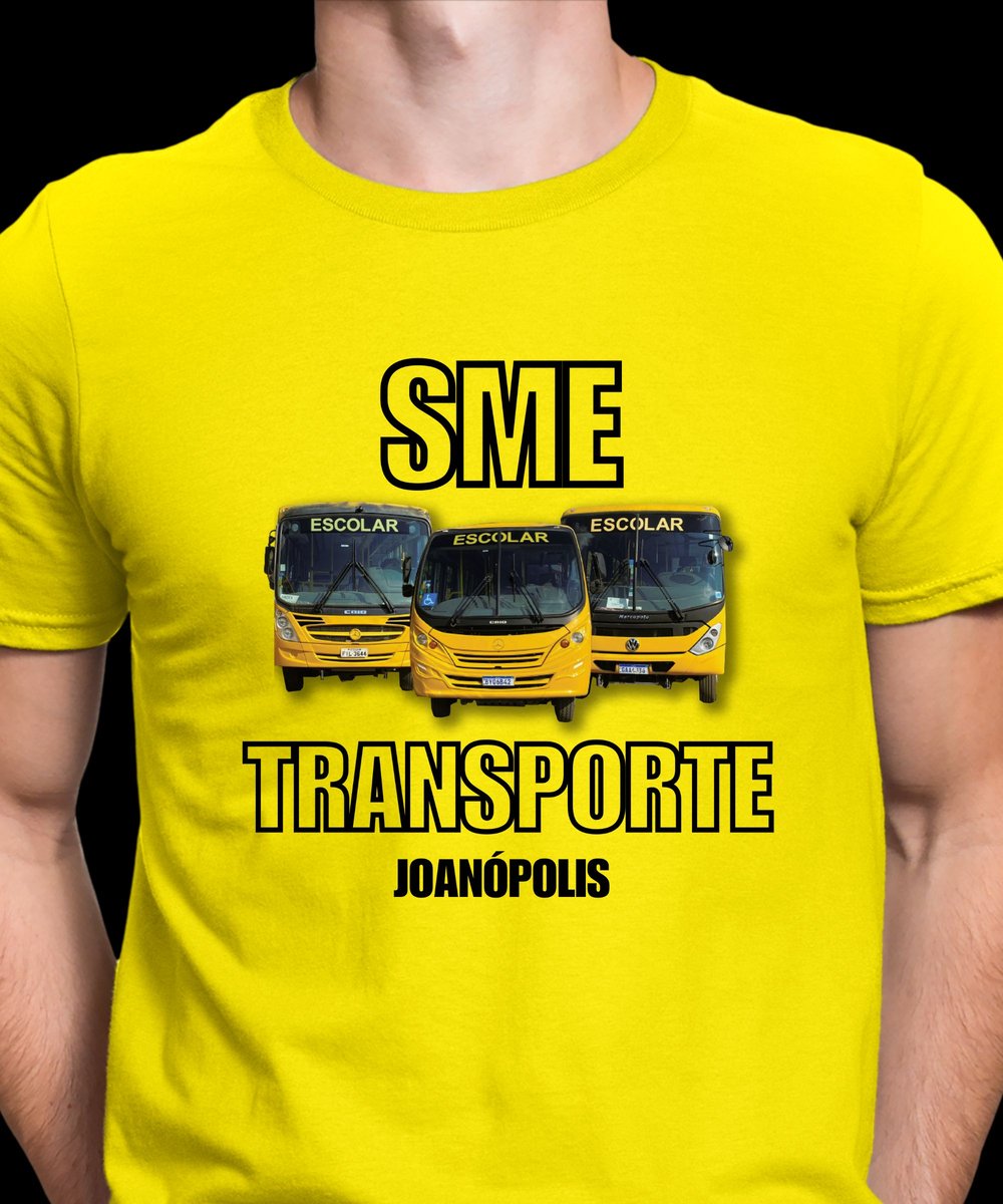 Nome do produto: CAMISETA SME TRANSPORTE JOANÓPOLIS ESCOLAR