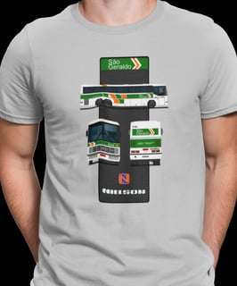 CAMISETA ÔNIBUS VIAÇÃO SÃO GERALDO NIELSON DIPLOMATA 