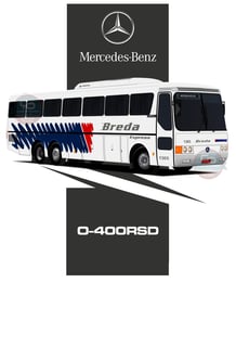 Nome do produto CAMISETA ÔNIBUS BREDA ANOS 2000 (MONOBLOCO MERCEDES BENZ O-400RSD)