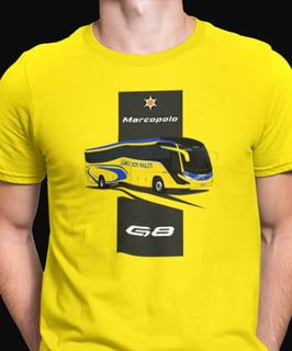 CAMISETA ÔNIBUS LIRIO DOS VALES MARCOPOLO G8