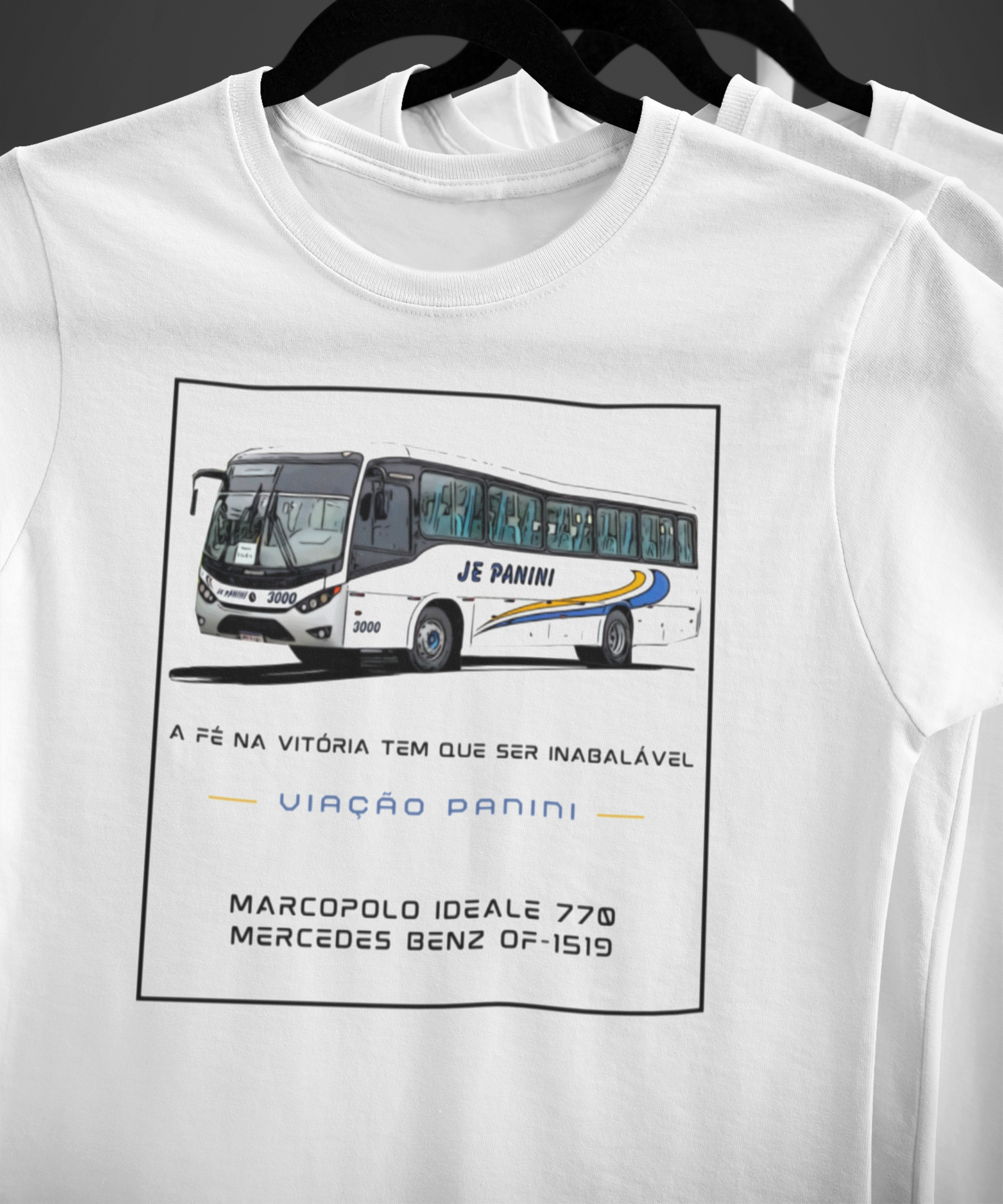 CAMISETA MASCULINA VIAÇÃO PANINI